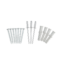 Parafusos, rebites e buchas